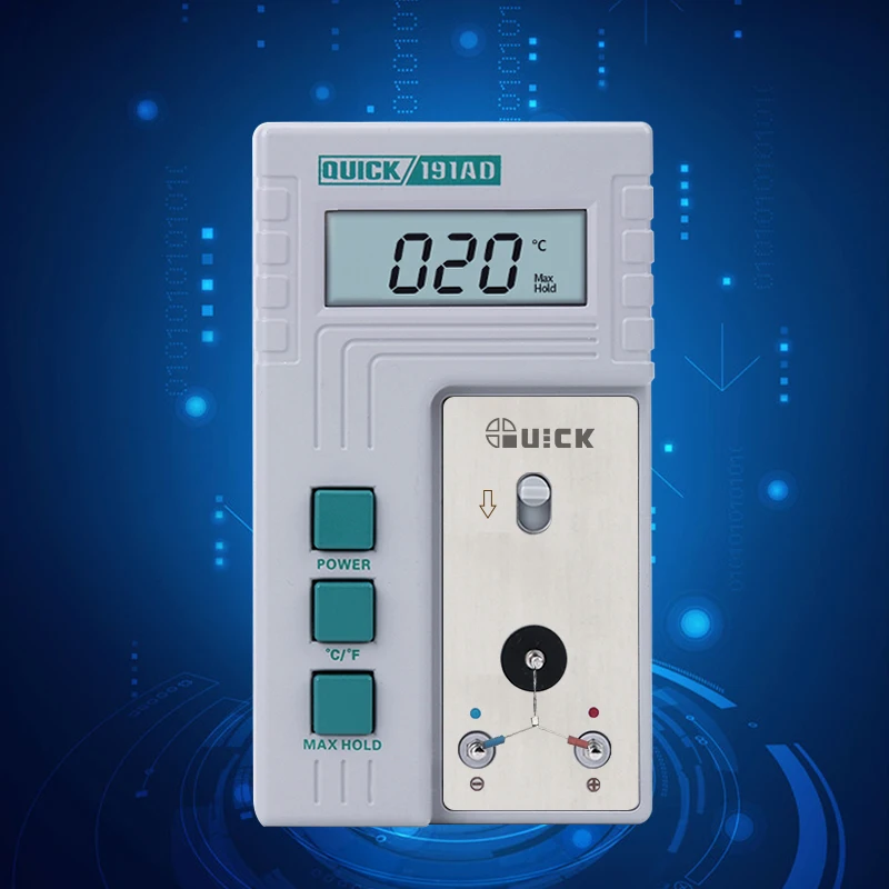 Digital temperature tester for soldering tip and desoldering nozzle LCD display precise measurement soldering thermometer