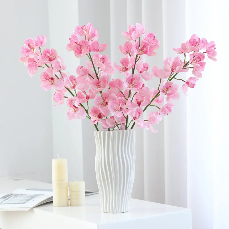 Factory Wholesale Artificial vanda flower orchid vanda home decorative flower