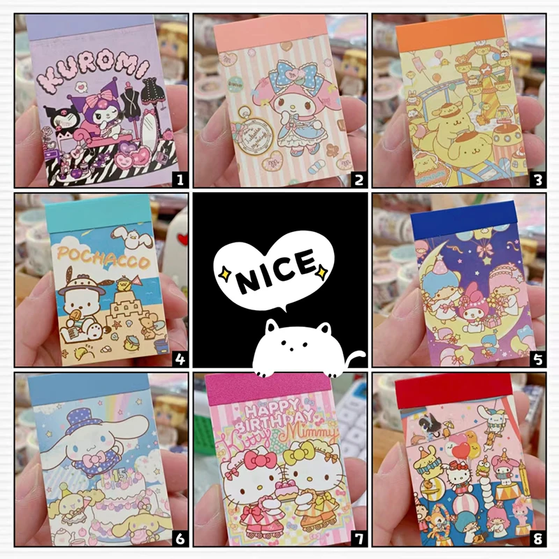 Милая анимационная игрушка Sanrio для учеников начальной и средней школы плюду бен мини-наклейка Бен-мелодия Большой