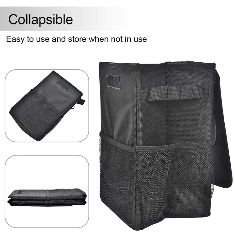 Wholesale cheap waterproof mini car trash can  Foldable mini trash can for car  car trash can auto