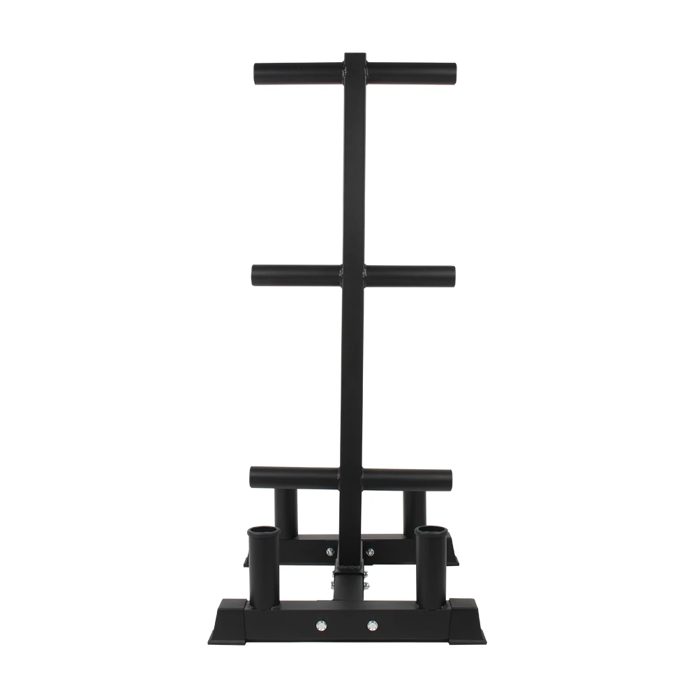 Fitness Equipment Weight Lifting Barbell Bar 4 Hole Weight Plate Tree Storage Base Rack for 50mm bar holder 2-inch Barbell Plate