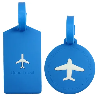 Hot Stamped Luggage Tag Cheap Simple, Name Tag Luggage Rubber, Custom Printed Luggage Tag 64Mm 108Mm