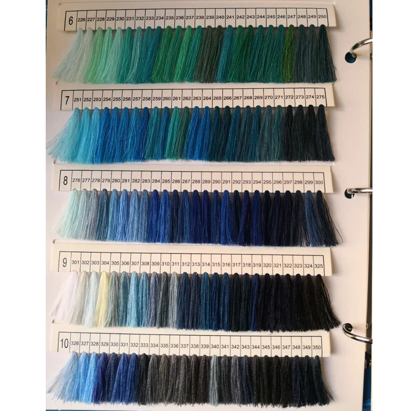 Custom colors overlock thread 100% polyester 40S/2 clothing top stitching sewing threads for home sewing machine