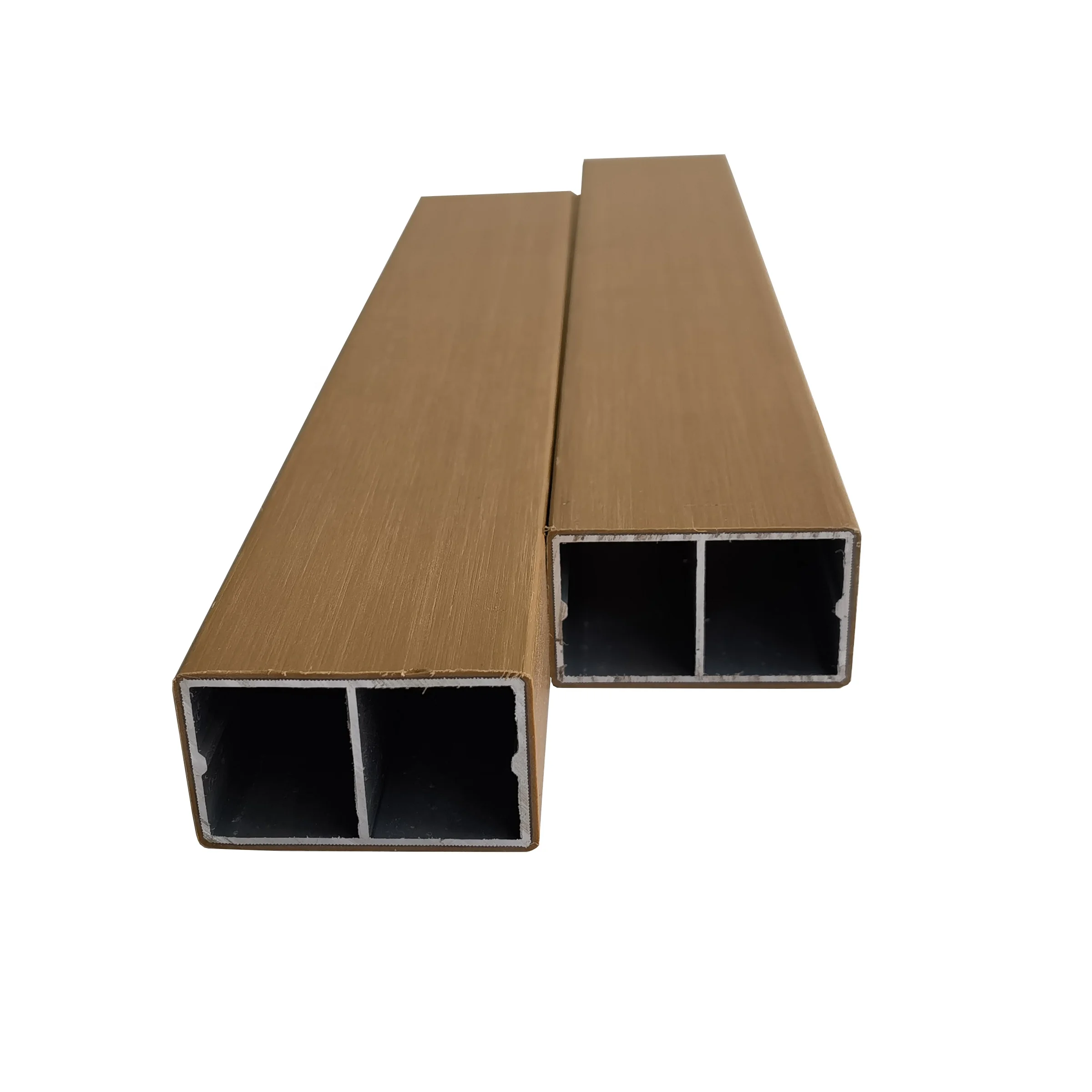 Wall Decoration Architectural Aluminum Core WPC Composite Coating beams