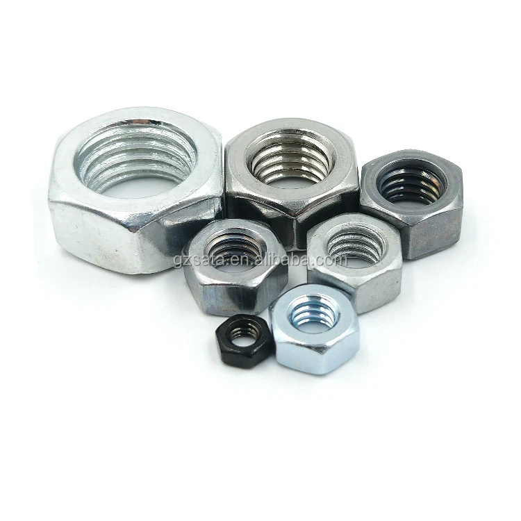 Customized Alloy Steel Hexagon Nuts Carbon Steel Hexagonal Nuts Stainless Steel Hex Nuts