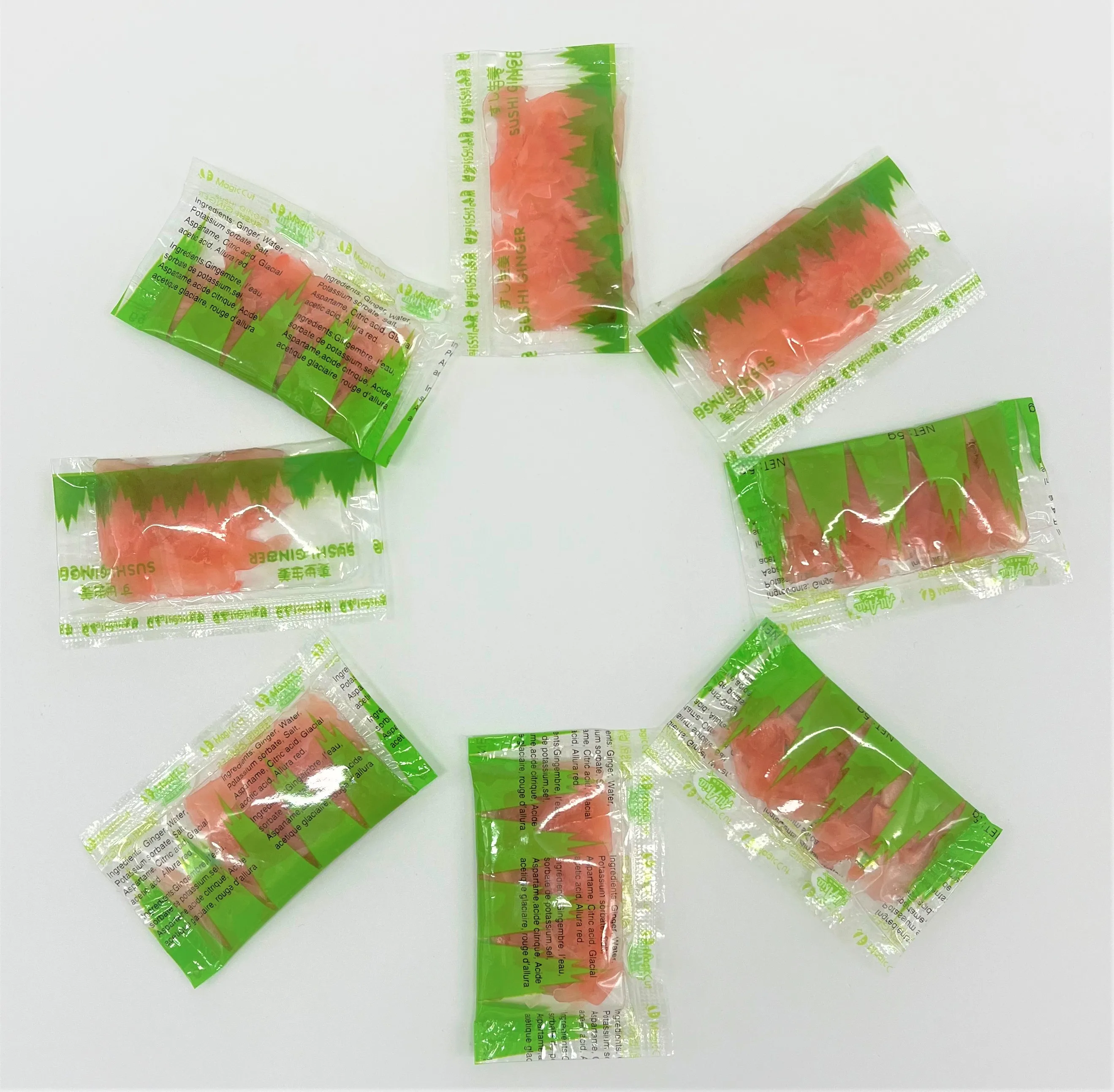 Chinese Factory Supplier  OEM Sushi Ginger Sun Growing Pickled Sushi Ginger Sushi Ginger for sale