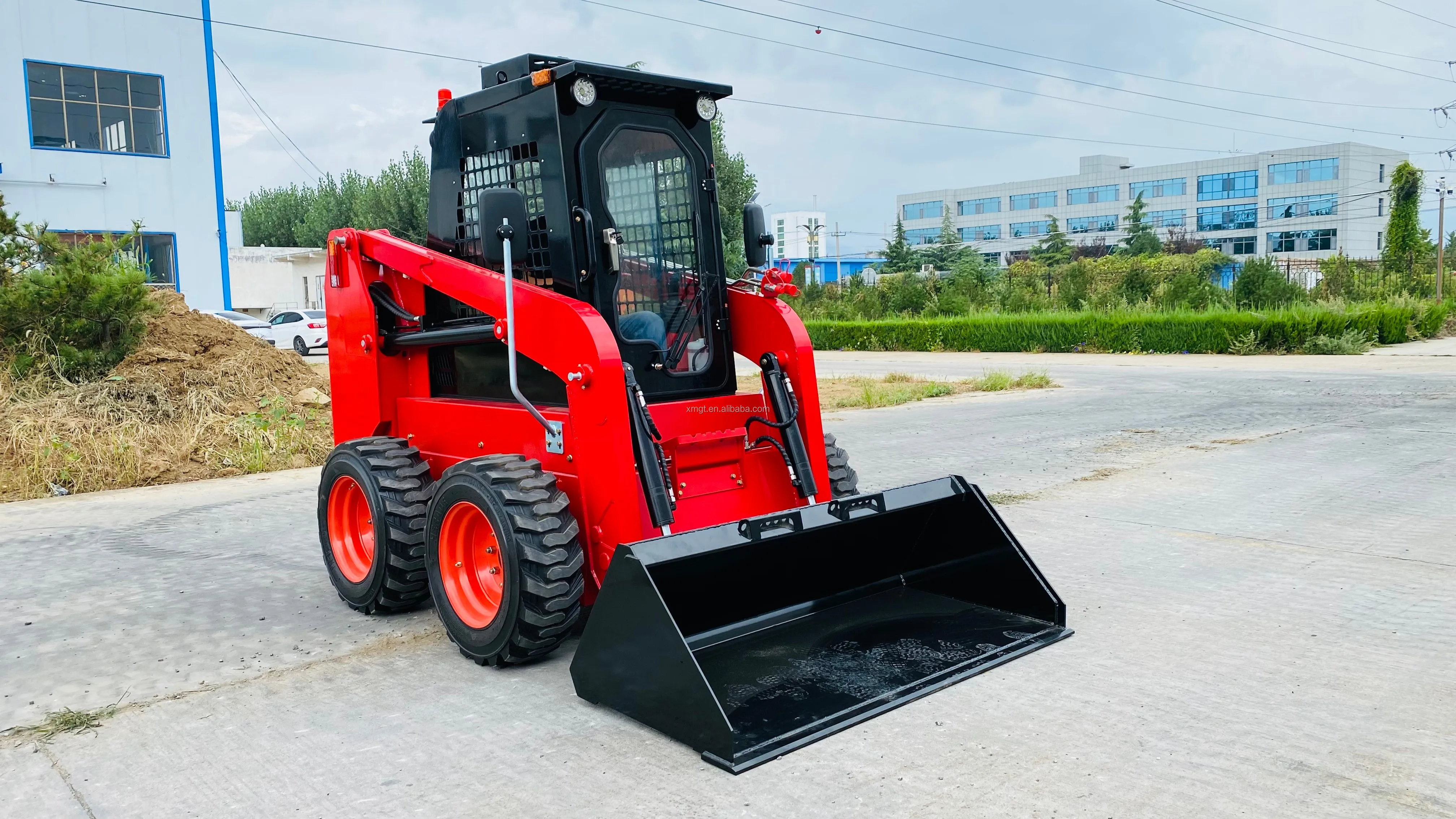 Multifunction Mini  Diesel Skid Steer Loader Mini Track Skid Steer