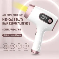 Home Use Portable Device Beauty Skin 999999 Flashes Painless Body Permanent handheld Ice Cool Laser IPL Hair Removal Machine