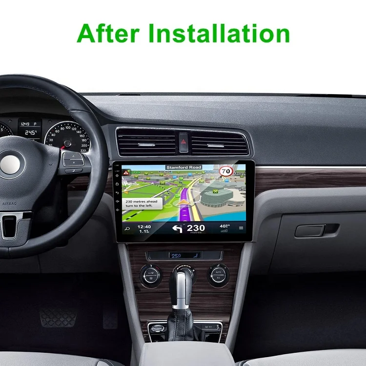  Автомагнитола 1DIN мультимедийный стерео-проигрыватель для автомобиля радио Android 9 дюймов навигация GPS сенсорный экран головное