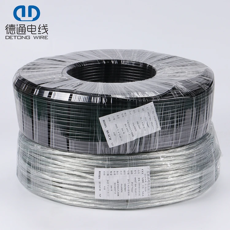 Good Quality CCC 0.75MM 1.0MM 1.5MM PVC Insulated 300V Appliances Device Rvv Cable