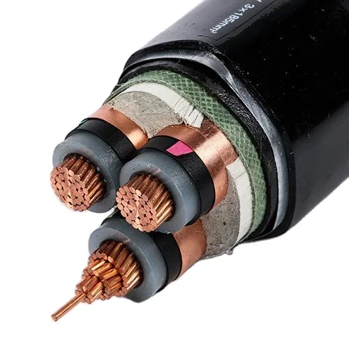 XLPE High Voltage Power Cable Copper Core Cable 35/50/70/95/120/150/185/240/300/400mm2 High Voltage Cable 3core