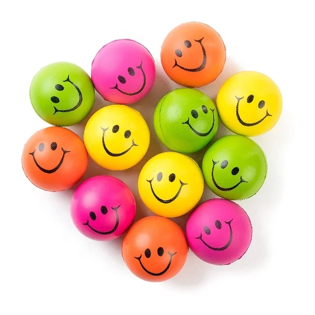 Wholesale custom funny PU anti stress ball foam antistress balls
