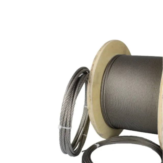 Agriculture Fence 7x7 7x19 1x12 Stainless Steel ss 316 304 Wire Rope Steel Cable Railing Balustrade Rope