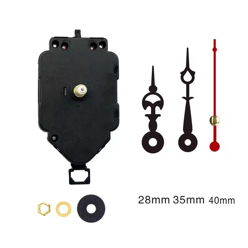 Sweep Clock Mechanism With Different Hand Quartz Clock movement  DIY Clock Set Pendulum