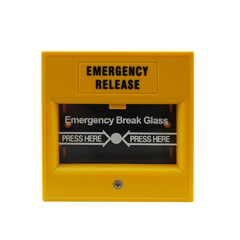 break glass fire emergency button for
