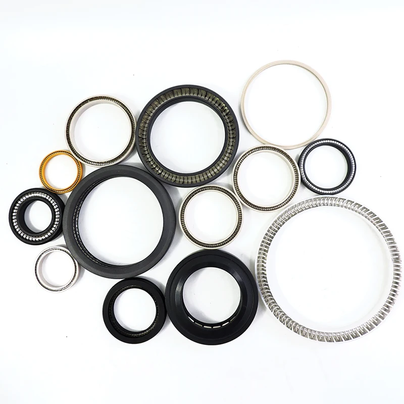 Carbon Filled Ptfe Spring Energized Rod Seal graphite filled fkm spring energized seals