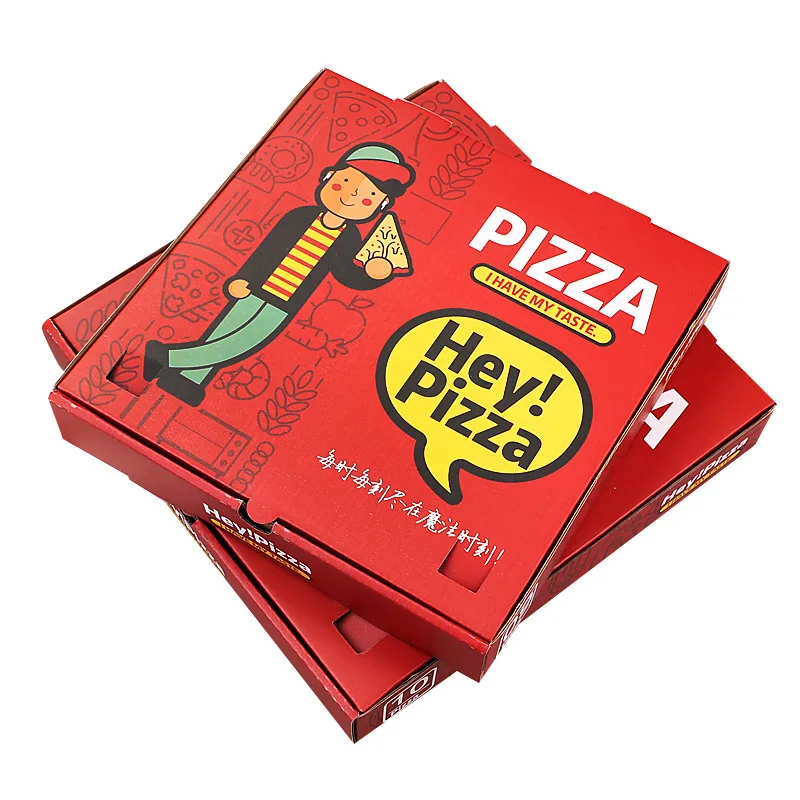 Factory hot sale pizza box chinese pizza boxes wholesale