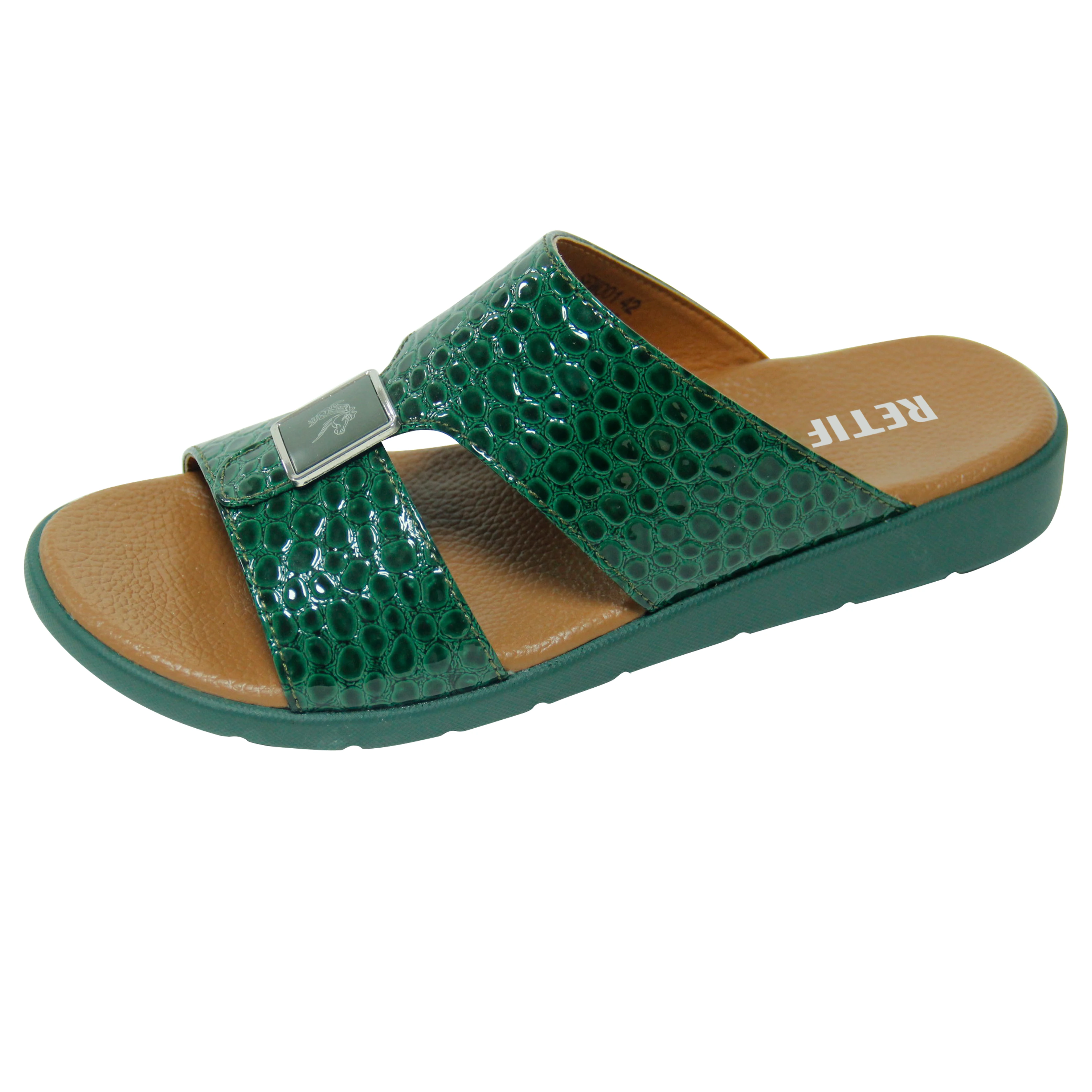 Men Arabic shoes Handmade Comfortable PU Leather slider Slipper Arabian Sandals other footwear women Factory Wholesale  Hot Sale