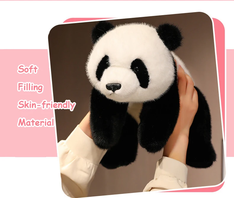 IN stock High quality 30cm plush panda polar bear Peluche juguetes cute animal Chinese panda Kawaii pillow brown bear plush toy