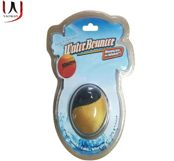 Wholesale Water Bounce Ball Logo customized 5.5cm TPR gel Water Jumping Ball Beach Water Skip TPR Stress Ball