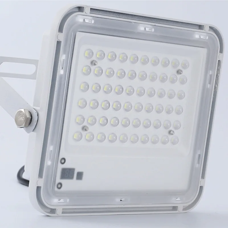 60W solar LED die-cast aluminum alloy noctilucent white light body battery time sensor control garden energy saving