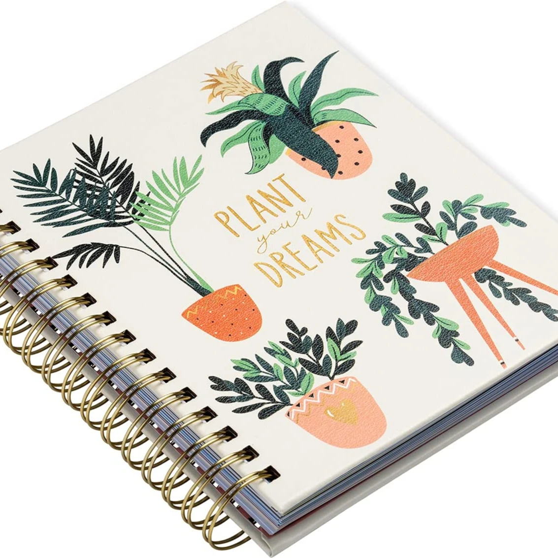 New design double Spiral wire binding binding  2022 Planner 18 months of weekly and monthly calendars