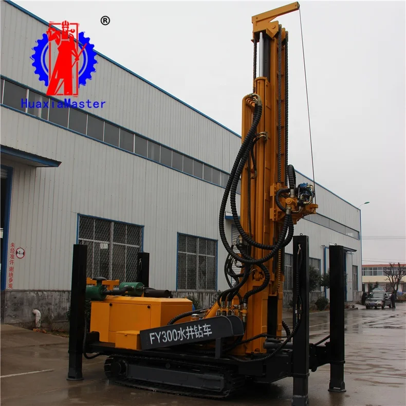 New FY300 crawler pneumatic water well drilling rig hydrologic efficiency is fast