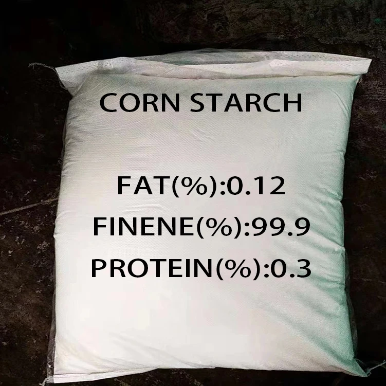 HALAL Corn Starch Powder Flour Natural Taste Ingredients Modified Bulk Box Packaging Bag Starch Food