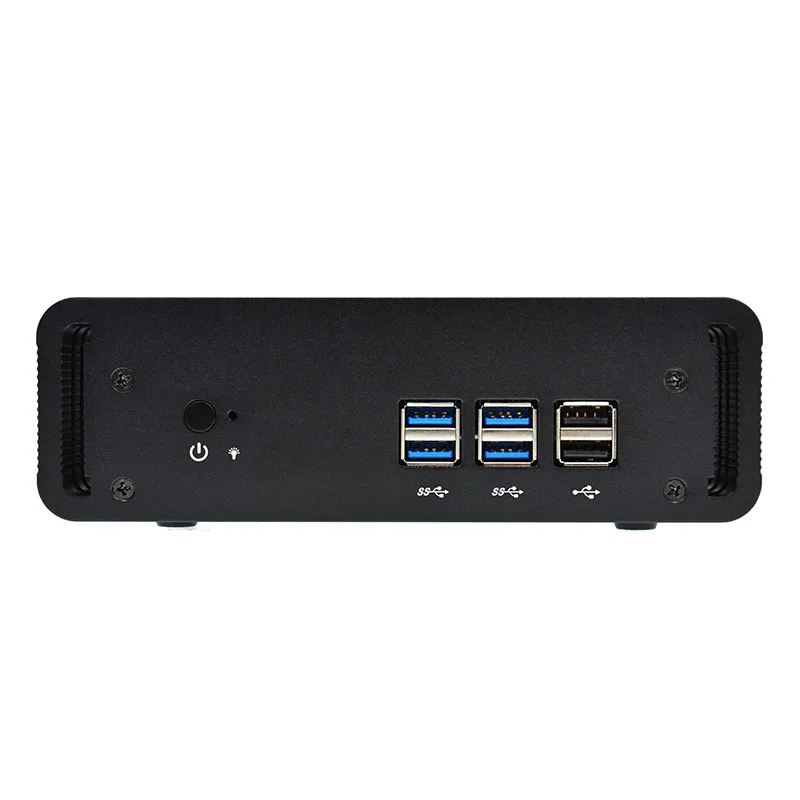 Мини-ПК AMD 6USB I3 I5 I7 5-го поколения с креплением Vesa алюминиевый двухъядерный процессор материнская плата промышленный мини-ПК без