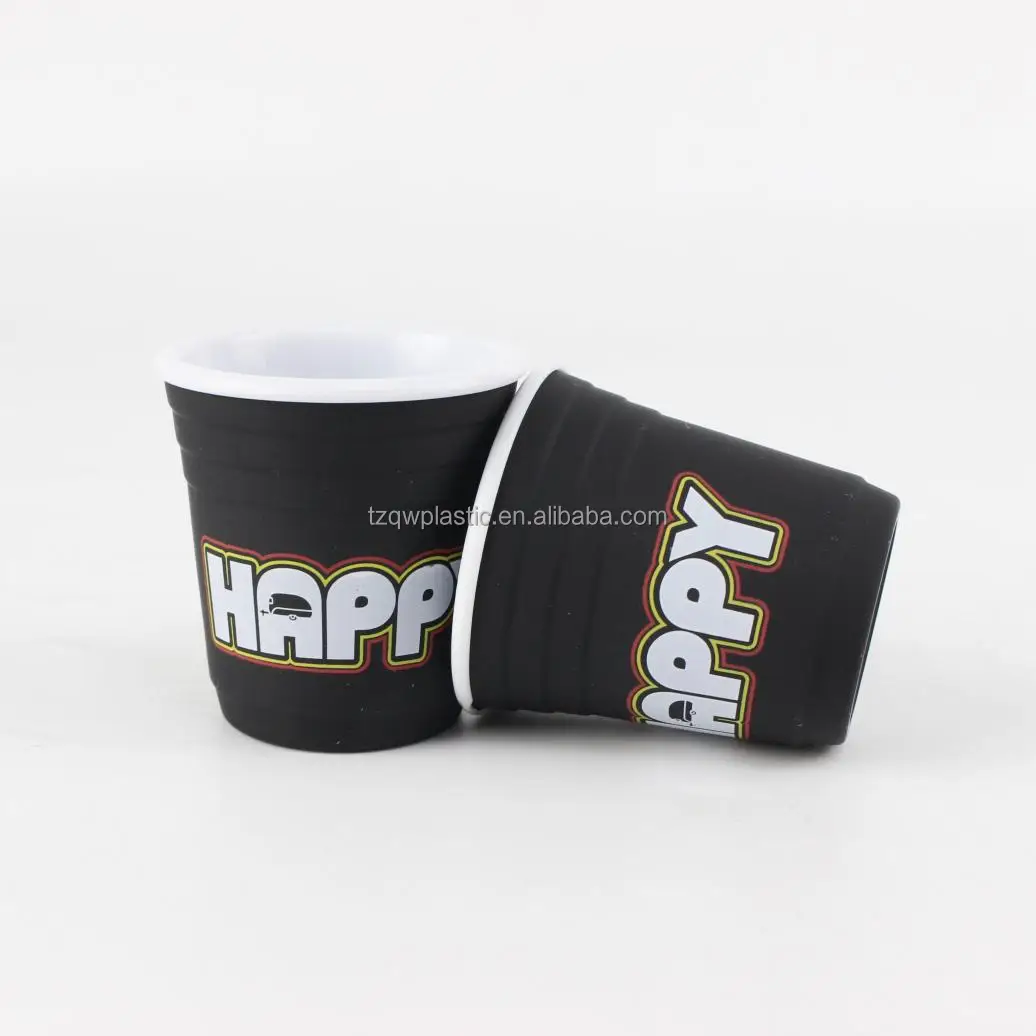 Reusable Mini Cup 2oz Red Cups Plastic Party Shot Glasses - Drinking Games Beer Pong Jello Shooters