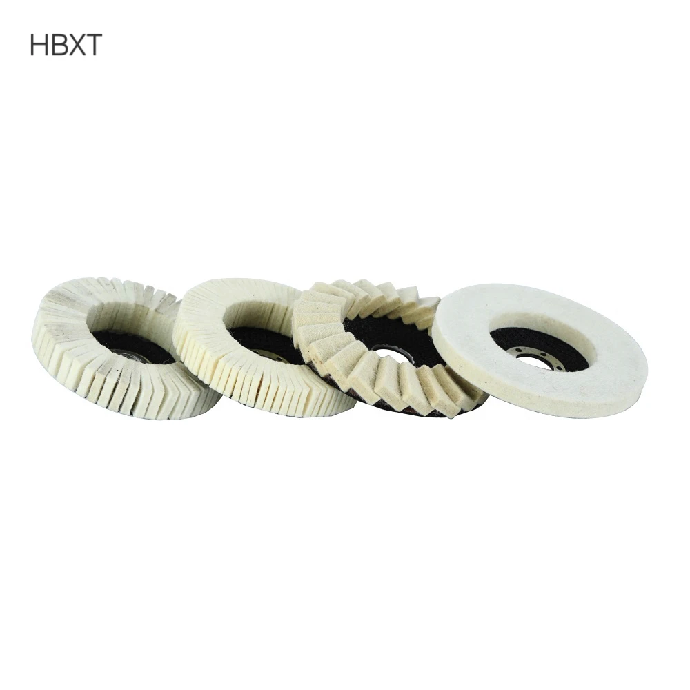 Polishing wool felt wheel thread M14 buffing wheel marble sanding buff wool felt