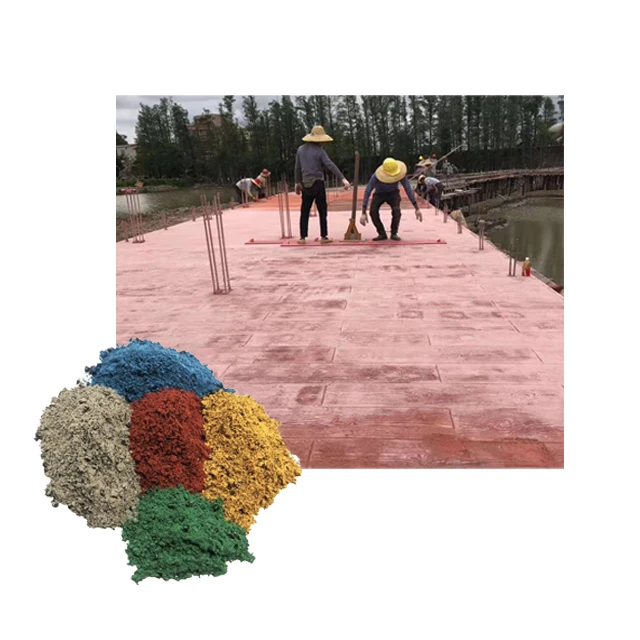 Штампованный бетонный порошковый агент для штамповки бетона