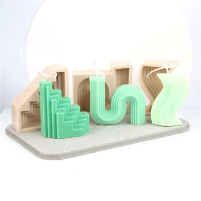 
Fusimai New Shape Molds Mould 3d Geometrical Moulding Knot Rope Large Geometric Candle Mold 