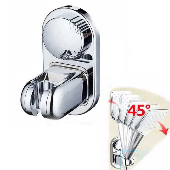 Hot Sales Bathroom Hand Shower Head Holder Vacuum Suction Cup Stable Shower Bracket Base Wall Mounted