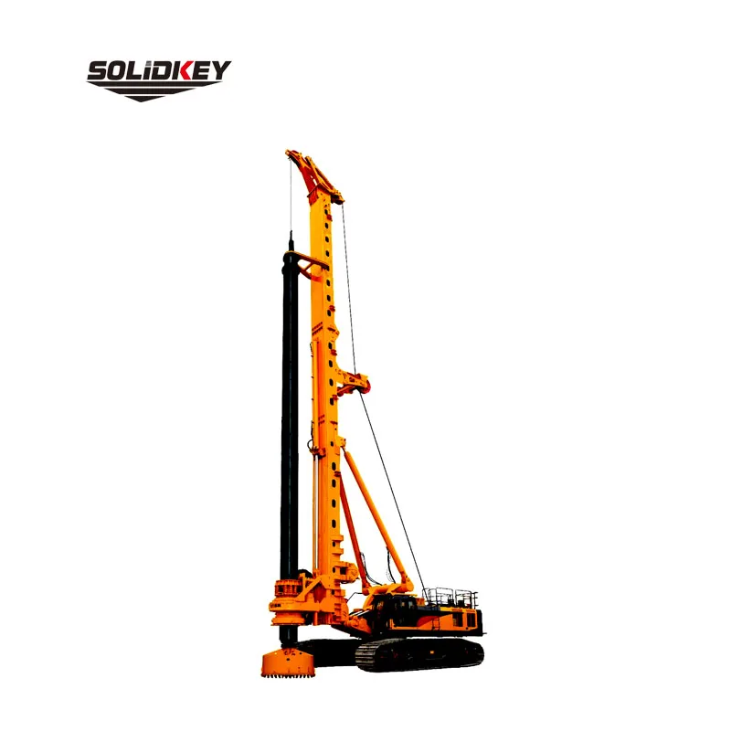 High Quality Hydraulic Borehole Photovoltaic Solar piling rig Pile Driver for Solar Project mine drilling rig machine