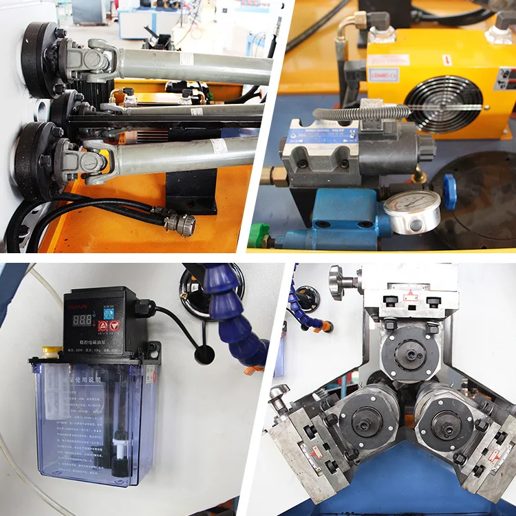 ZC28-6.3 variable speed manual pipe flat die thread rotary rolling machine