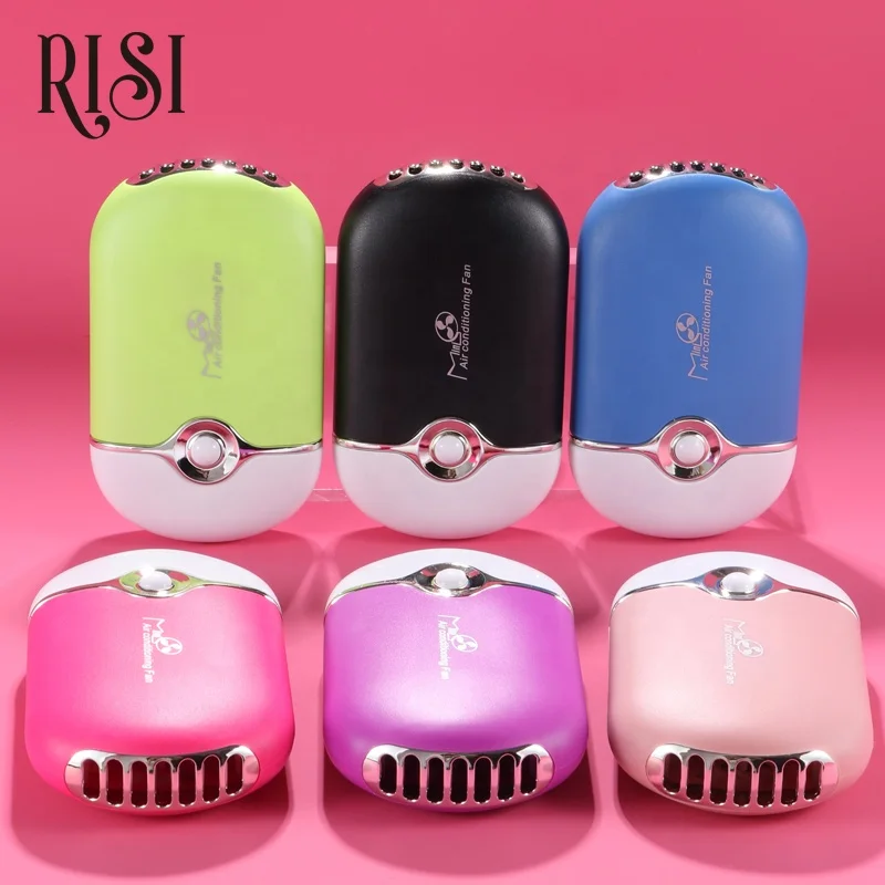RISI USB Battery Mini Fan Cooling Air Conditioner Eyelash Extension Fan Lashes Tools Accessories Eyelash Dryer Fan