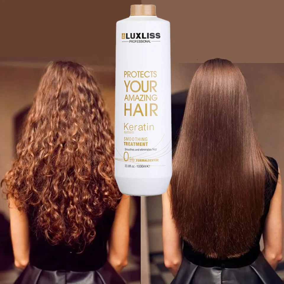 Luxliss High Quality Factory Price Formaldehyde Free Smoothing Straightening Nanoplastia Hair Protein Keratin Treatment