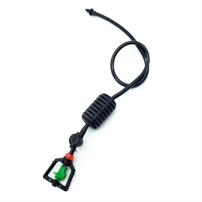 2024 Hot Sale Greenhouse Garden Irrigation Sprinkler System Farmland Spray Irrigation System Four Outlet Hanging Set Sprinkler