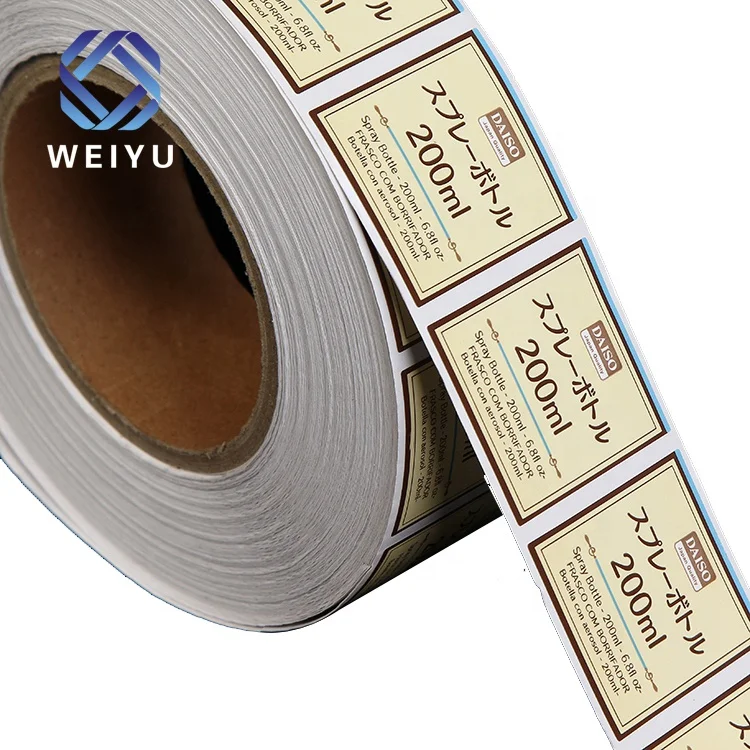 Custom Waterproof Shampoo Bottle Natural Cosmetic Private Label Sticker Logo Printing