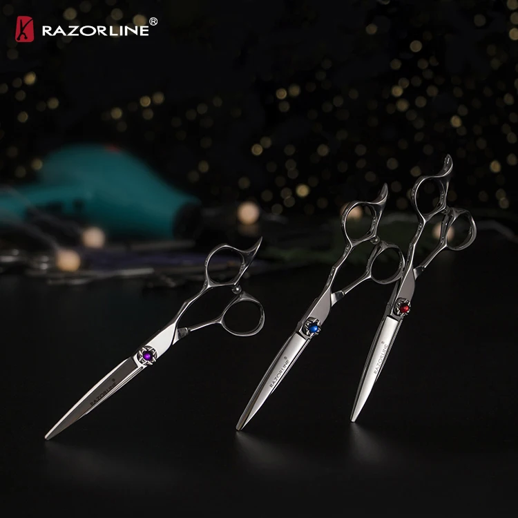 Japan 440C hair scissors AK26 professional scissors  hair stylist barber hair cutting scissors