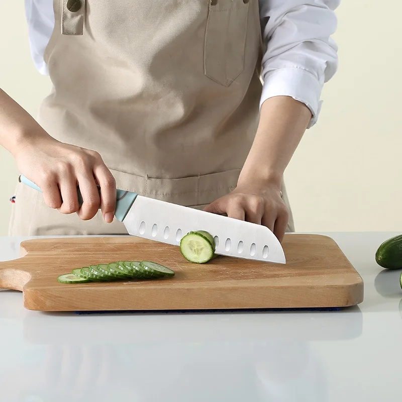 Wholesale Cheap Kitchen Knife Set Stainless Steel Cleaver Knife Japan Kitchen Slicing Knives With PP Handle