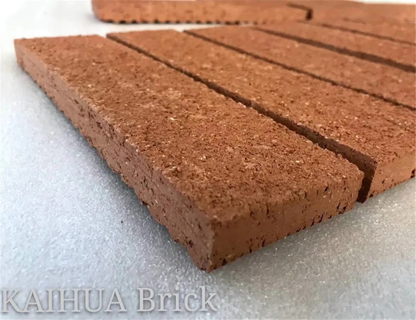 Factory directly sale red thin veneer brick for wall decoration wall cladding
