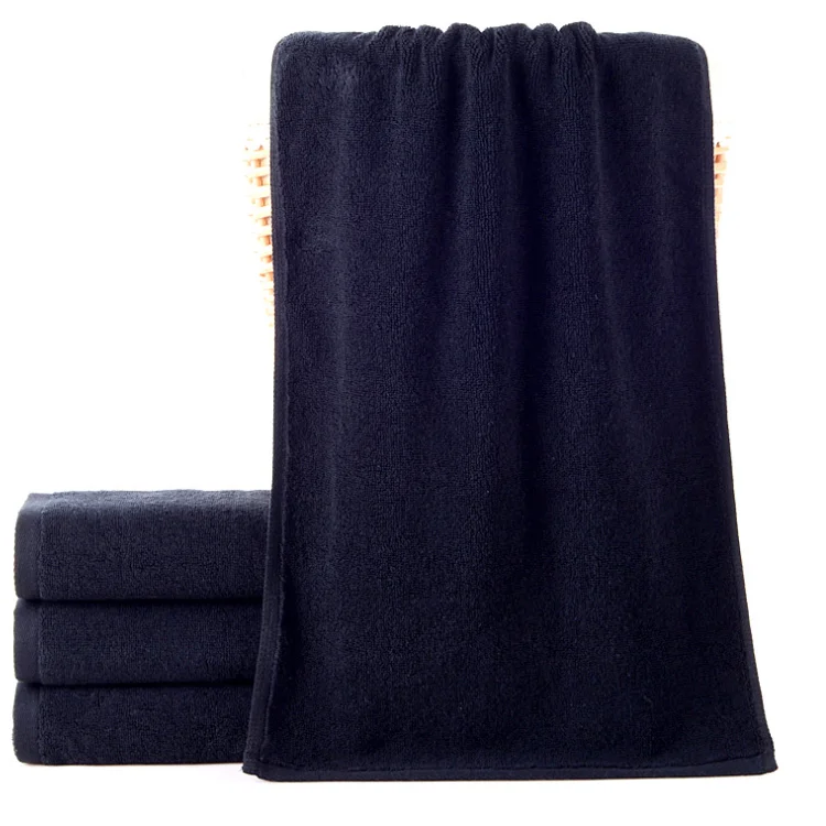 Luxurious Absorbent Pure 100%cotton custom gym towel fitness towel sport towel with logo