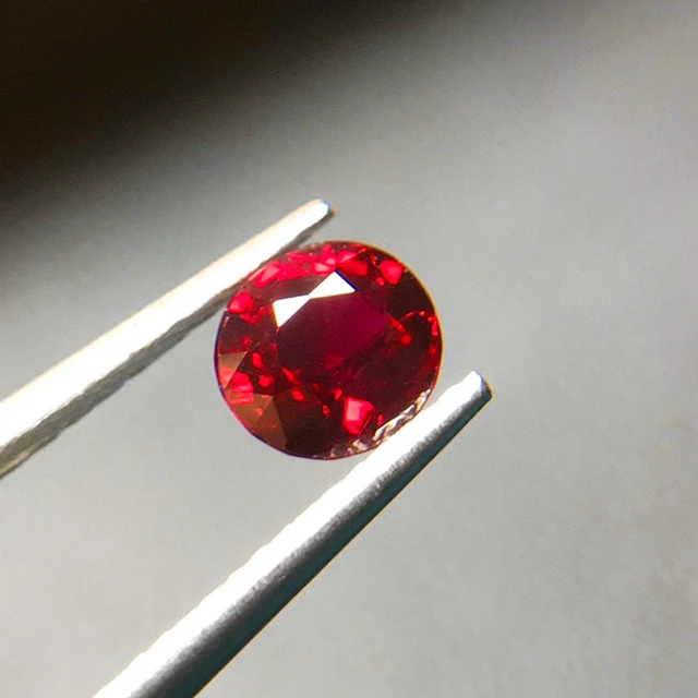 
Wholesale High Quality Ruby Natural Loose Gemstones Round Cut Faceted Cut Jewelry 