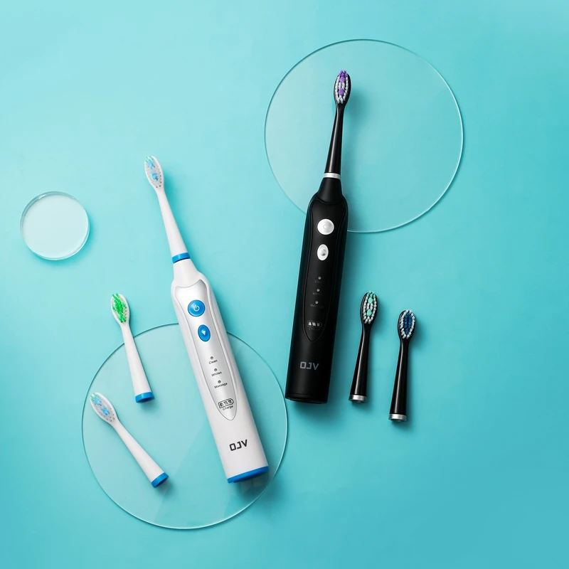 Manufacturer Customized Private Label 3 Modes Wireless Charging IPX7 Waterproof 20 Days Battery Last Sonic Electric Toothbrush
