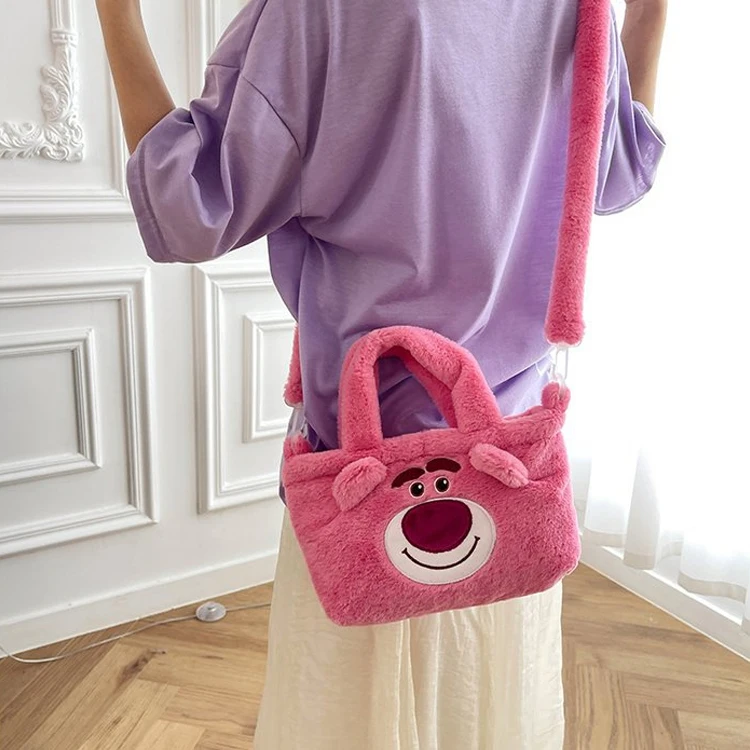 HL Kawaii Sanrios Plush Bag Kuromis My Melodies Cinnamorolls Anime Handbags Cute Hello KT Kitties Stuffed Backpack