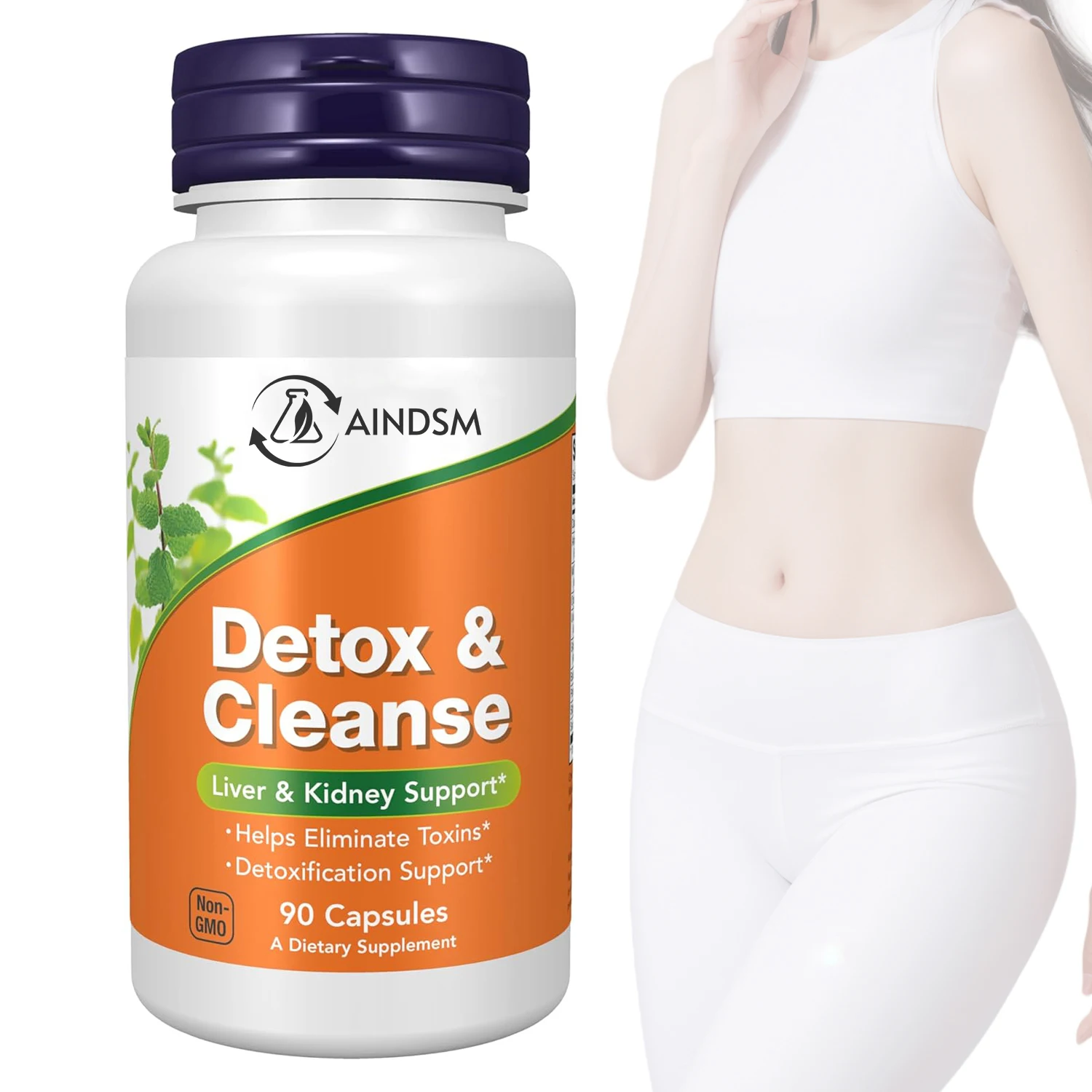 Popular Slimming Pill Weight Loss Detoxification Flat Abdomen Capsule Colon Cleanser 15 Day Detox Senna Leaf Capsule