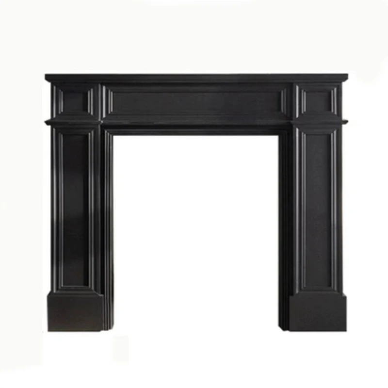 INNOVA home french style indoor fireplace surround white color wood mantel shelf manufacturer