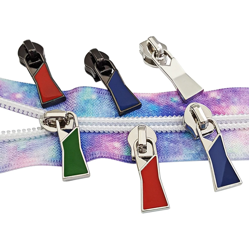 Colorful Handbag Zipper Puller Size 5 Custom With Logo